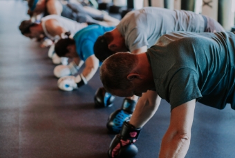 group pushups